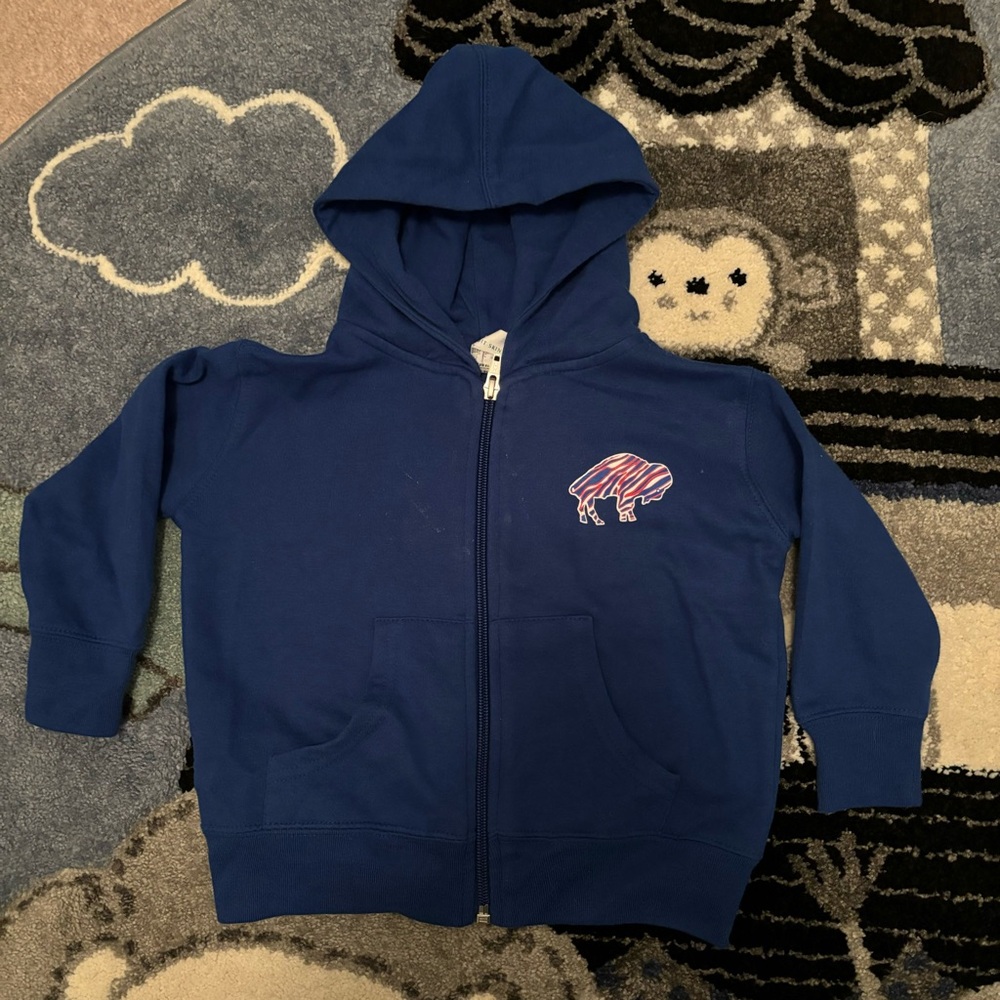 Buffalo Bills zipper up hoodie - size 18 months
